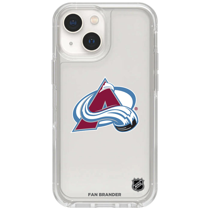 Clear OtterBox Phone case with Colorado Avalanche Logos