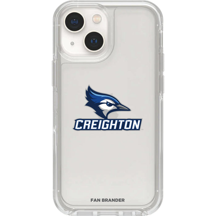 Clear OtterBox Phone case with Creighton University Bluejays Logos