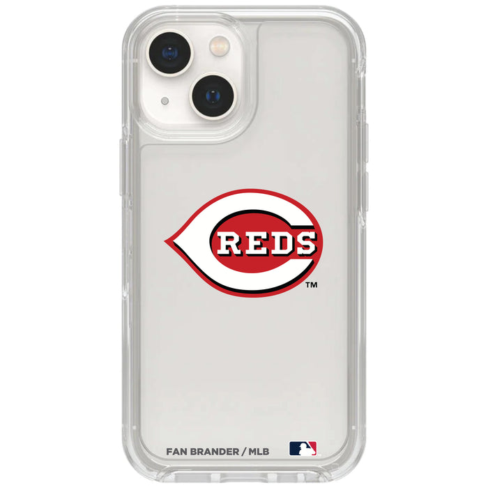 Clear OtterBox Phone case with Cincinnati Reds Logos