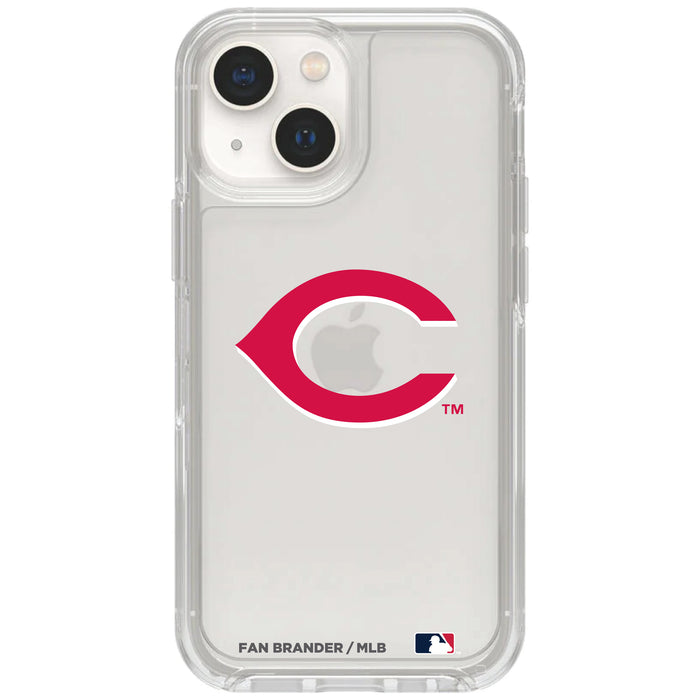 Clear OtterBox Phone case with Cincinnati Reds Logos