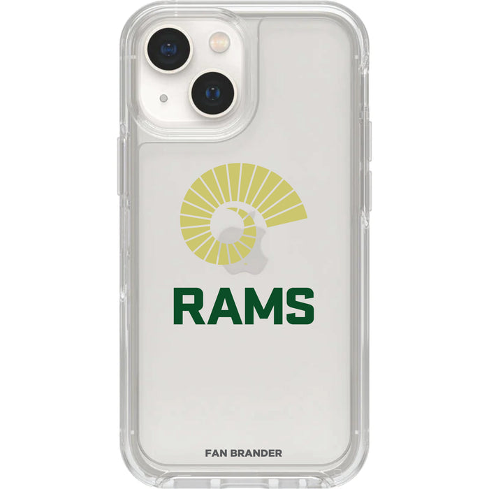 Clear OtterBox Phone case with Colorado State Rams Logos