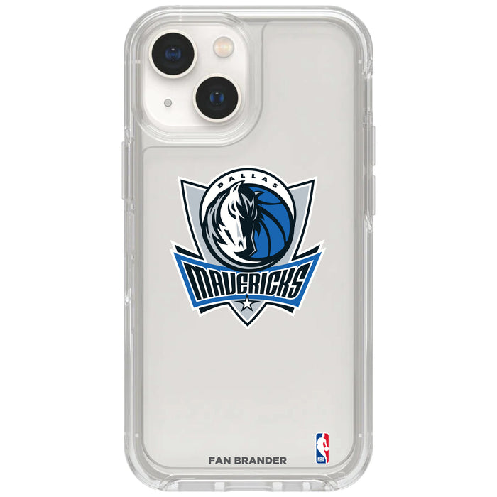 Clear OtterBox Phone case with Dallas Mavericks Logos