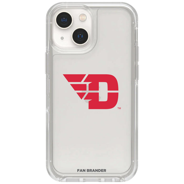Clear OtterBox Phone case with Dayton Flyers Logos