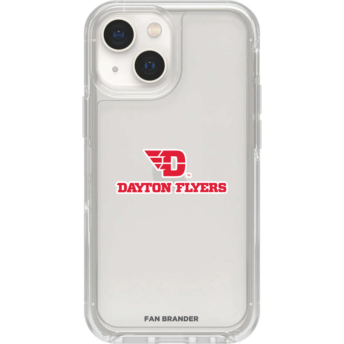 Clear OtterBox Phone case with Dayton Flyers Logos