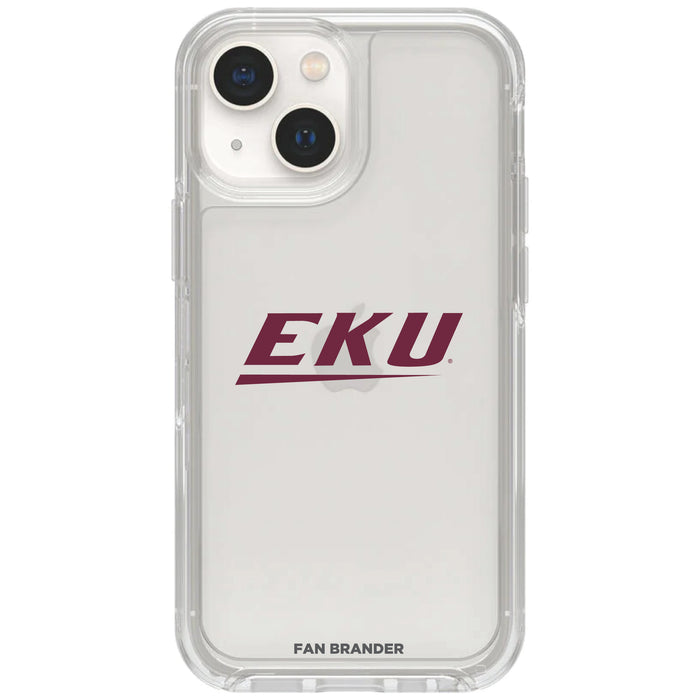Clear OtterBox Phone case with Eastern Kentucky Colonels Logos