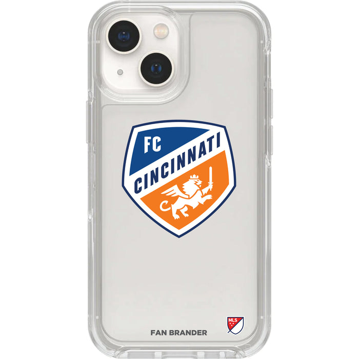 Clear OtterBox Phone case with FC Cincinnati Logos
