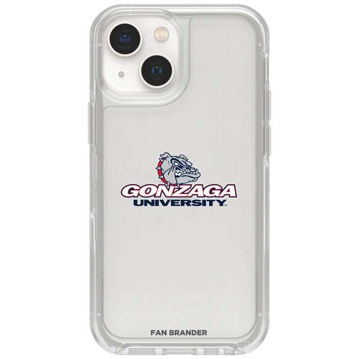 Clear OtterBox Phone case with Gonzaga Bulldogs Logos