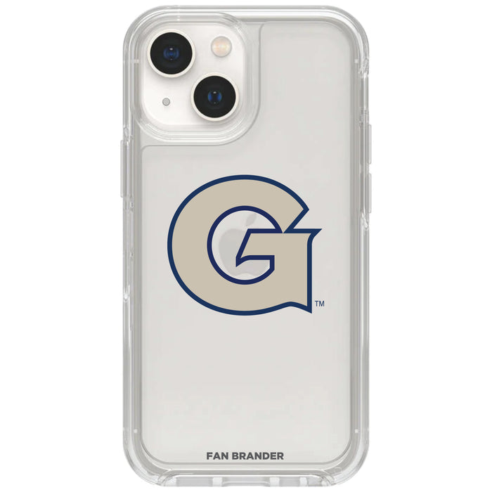 Clear OtterBox Phone case with Georgetown Hoyas Logos