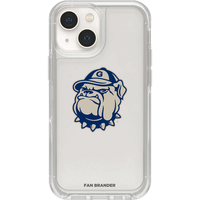Clear OtterBox Phone case with Georgetown Hoyas Logos