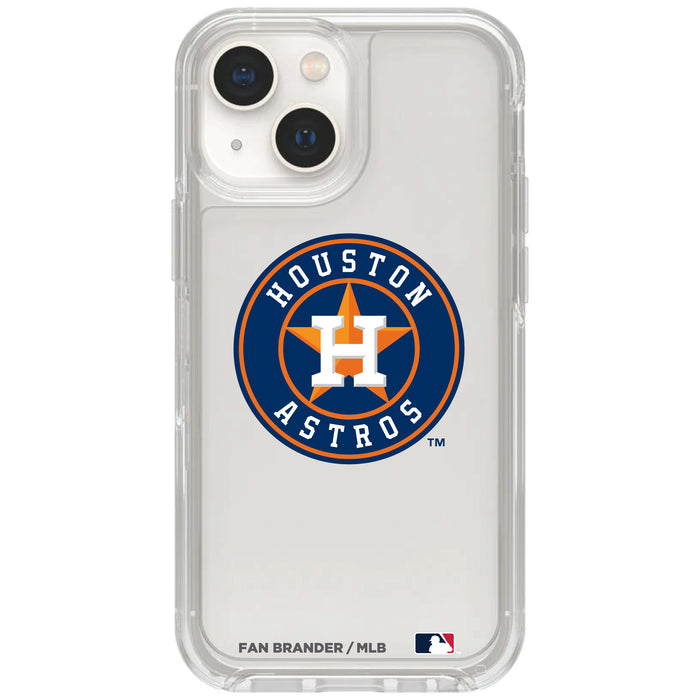 Clear OtterBox Phone case with Houston Astros Logos