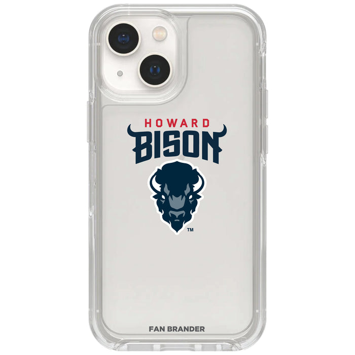 Clear OtterBox Phone case with SMU Mustangs Logos