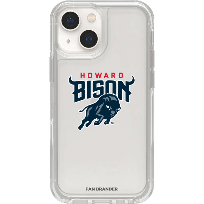 Clear OtterBox Phone case with SMU Mustangs Logos