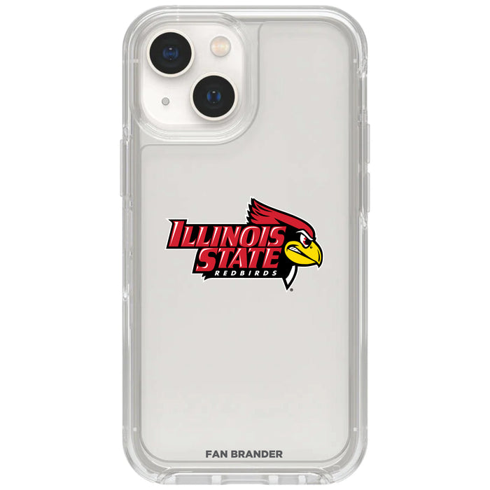 Clear OtterBox Phone case with Illinois State Redbirds Logos