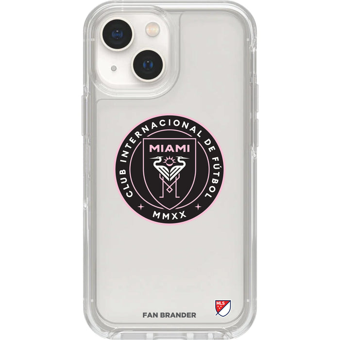 Clear OtterBox Phone case with Inter Miami CF Logos