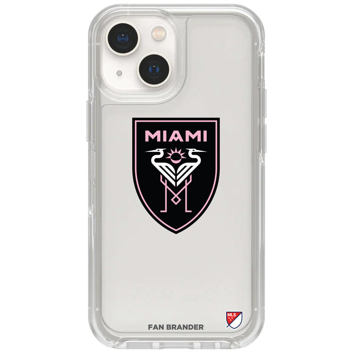 Clear OtterBox Phone case with Inter Miami CF Logos