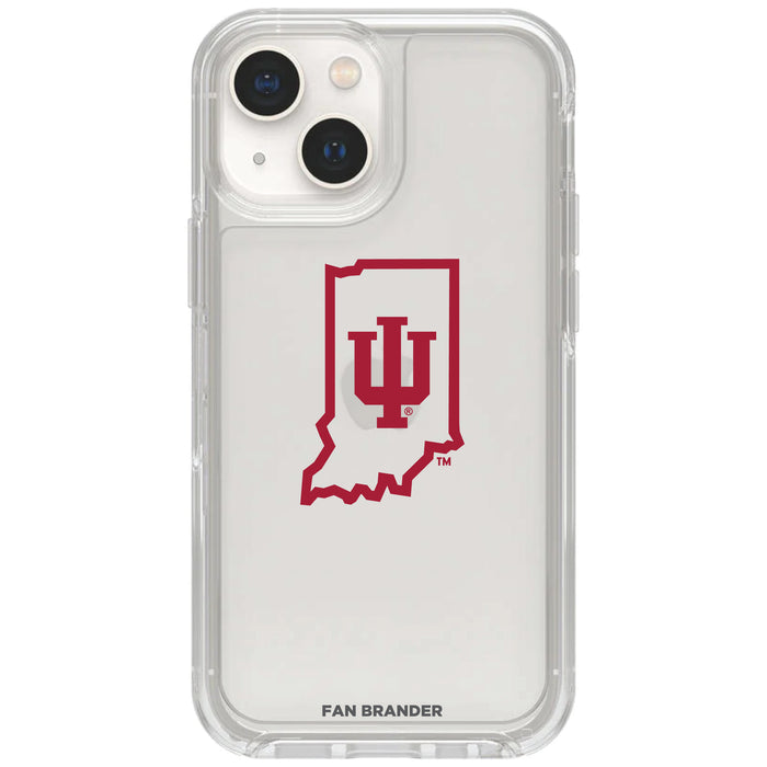 Clear OtterBox Phone case with Indiana Hoosiers Logos