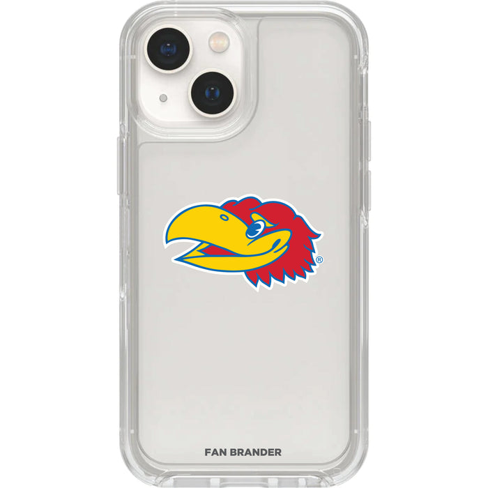 Clear OtterBox Phone case with Kansas Jayhawks Logos
