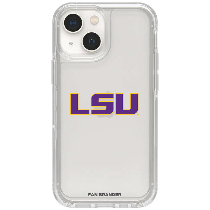 Clear OtterBox Phone case with LSU Tigers Logos