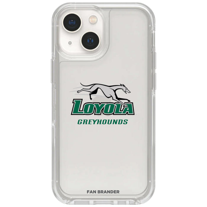 Clear OtterBox Phone case with Loyola Univ Of Maryland Hounds Logos