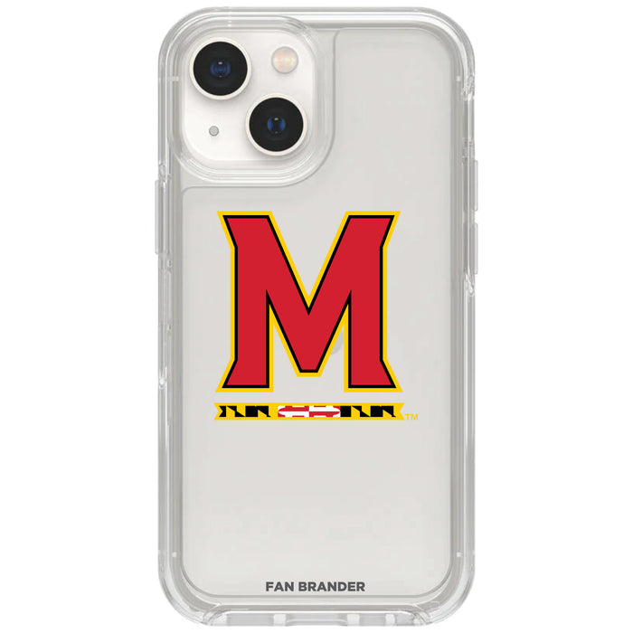 Clear OtterBox Phone case with Maryland Terrapins Logos