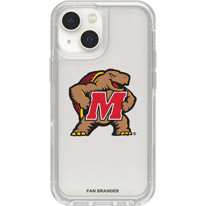 Clear OtterBox Phone case with Maryland Terrapins Logos