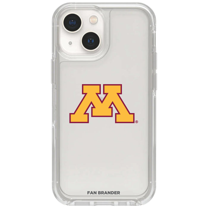 Clear OtterBox Phone case with Minnesota Golden Gophers Logos