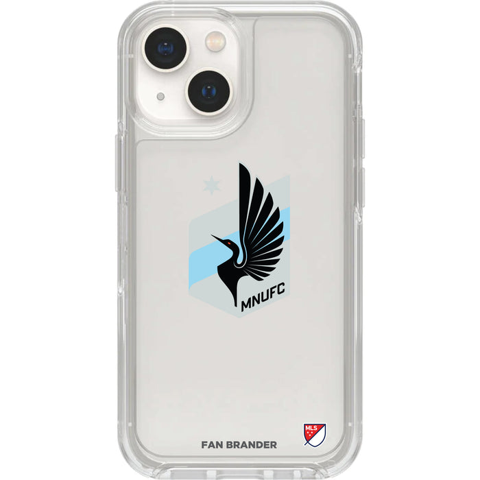 Clear OtterBox Phone case with Minnesota United FC Logos