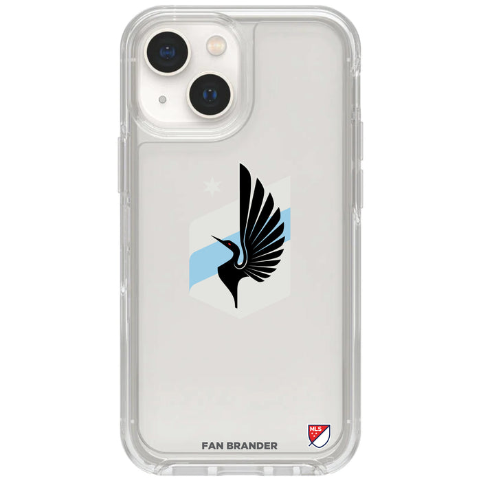 Clear OtterBox Phone case with Minnesota United FC Logos