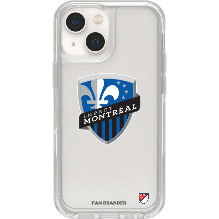 Clear OtterBox Phone case with Montreal Impact Logos
