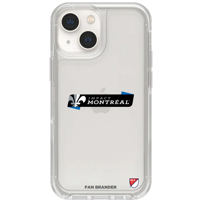 Clear OtterBox Phone case with Montreal Impact Logos