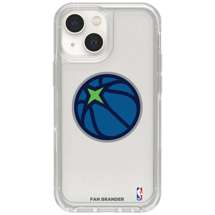 Clear OtterBox Phone case with Minnesota Timberwolves Logos