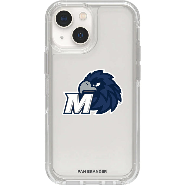 Clear OtterBox Phone case with Monmouth Hawks Logos