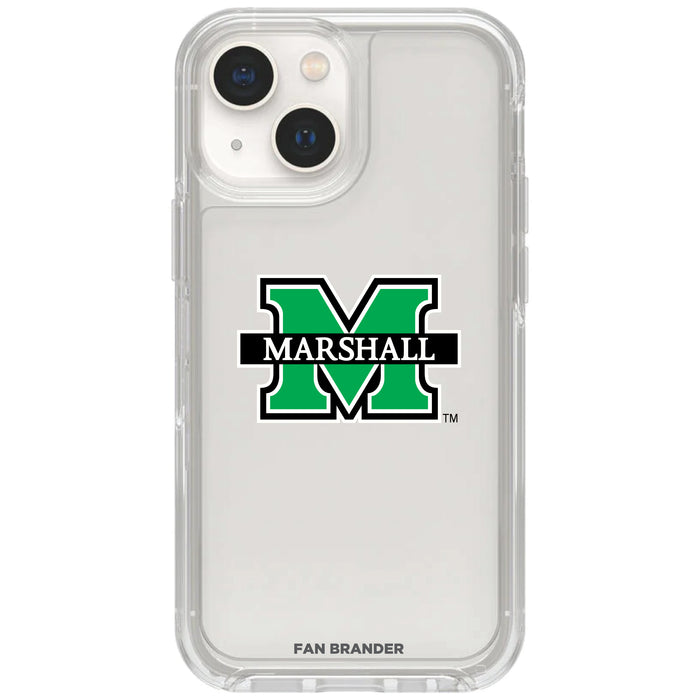 Clear OtterBox Phone case with Marshall Thundering Herd Logos