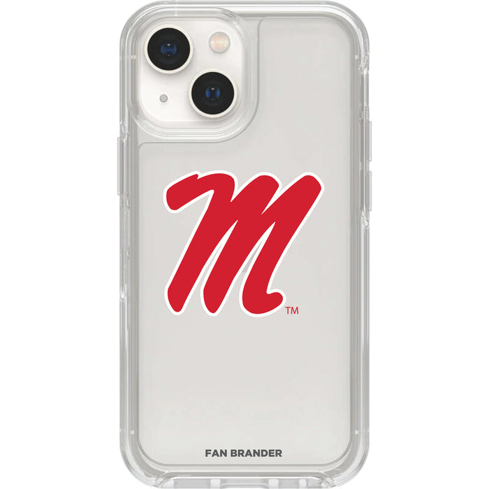 Clear OtterBox Phone case with Mississippi Ole Miss Logos