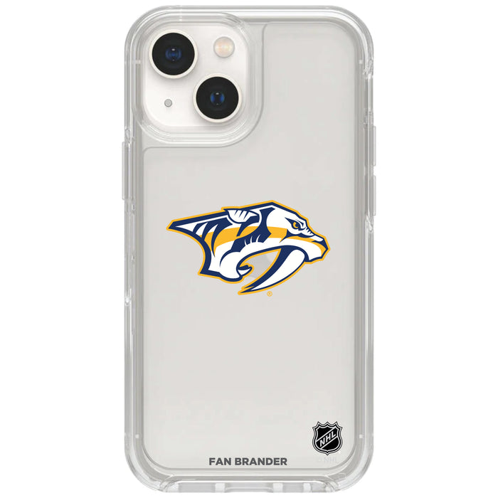 Clear OtterBox Phone case with Nashville Predators Logos