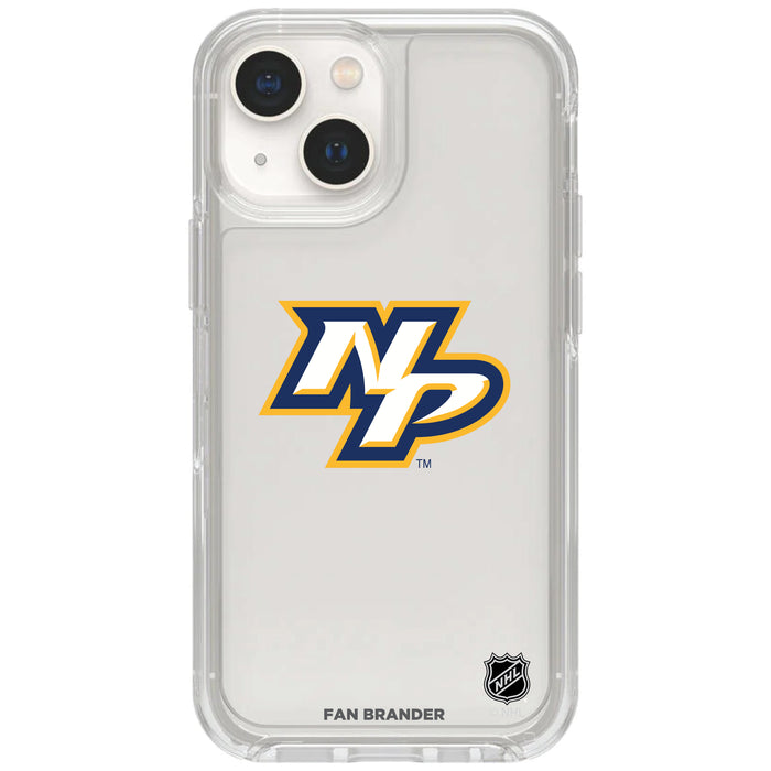 Clear OtterBox Phone case with Nashville Predators Logos