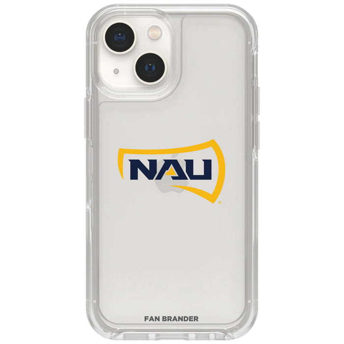 Clear OtterBox Phone case with Northern Arizona Lumberjacks Logos