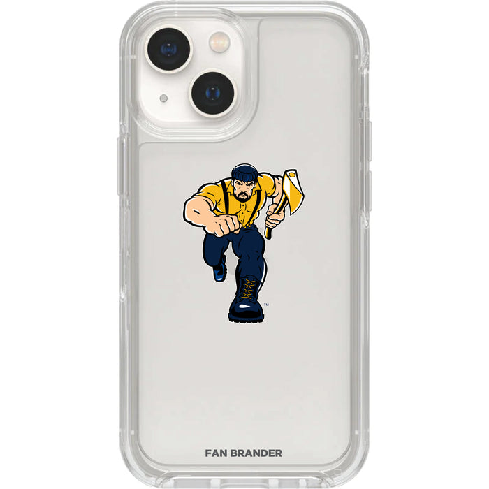 Clear OtterBox Phone case with Northern Arizona Lumberjacks Logos