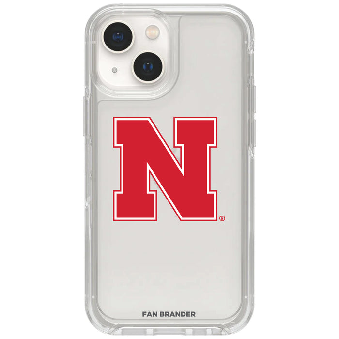 Clear OtterBox Phone case with Nebraska Cornhuskers Logos