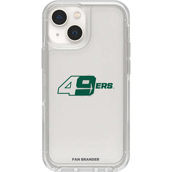 Clear OtterBox Phone case with Charlotte 49ers Logos