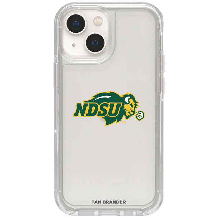 Clear OtterBox Phone case with North Dakota State Bison Logos