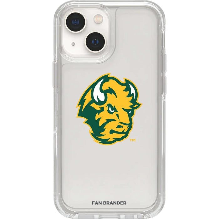 Clear OtterBox Phone case with North Dakota State Bison Logos