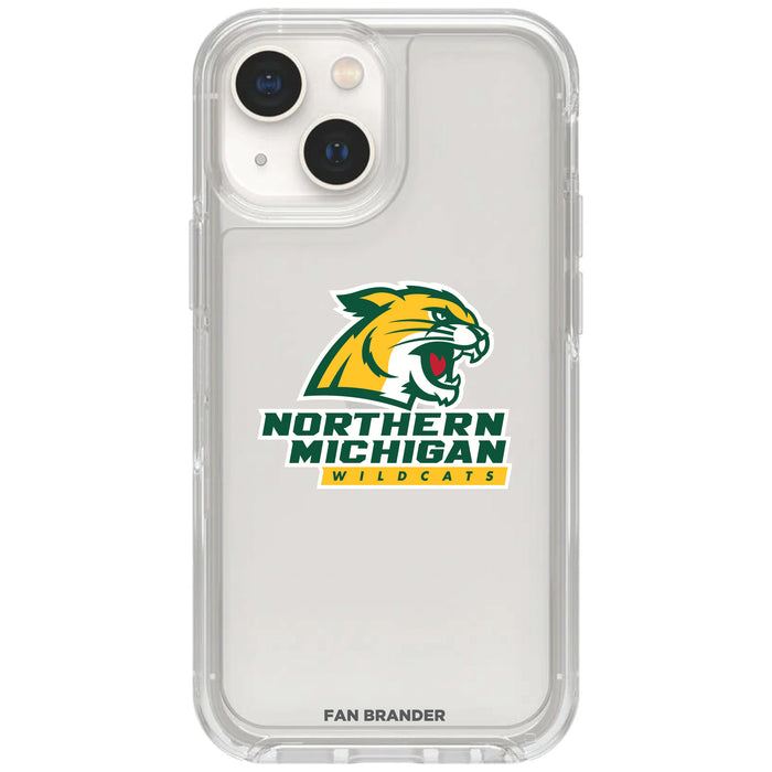 Clear OtterBox Phone case with Northern Michigan University Wildcats Logos