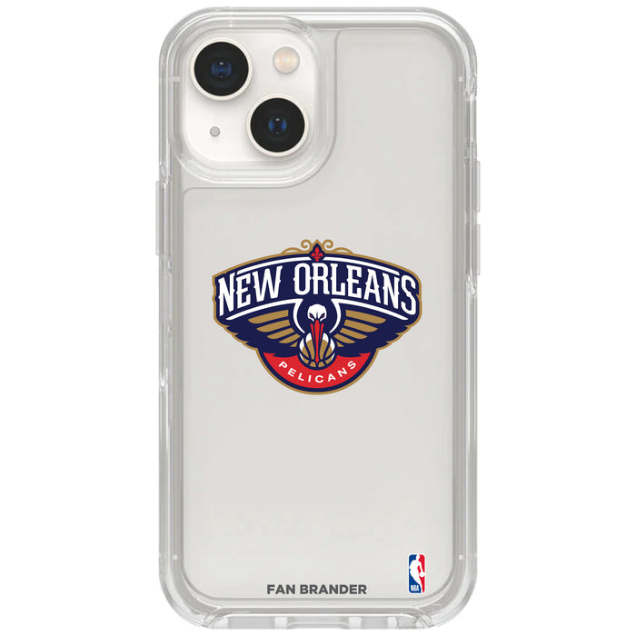 Clear OtterBox Phone case with New Orleans Pelicans Logos
