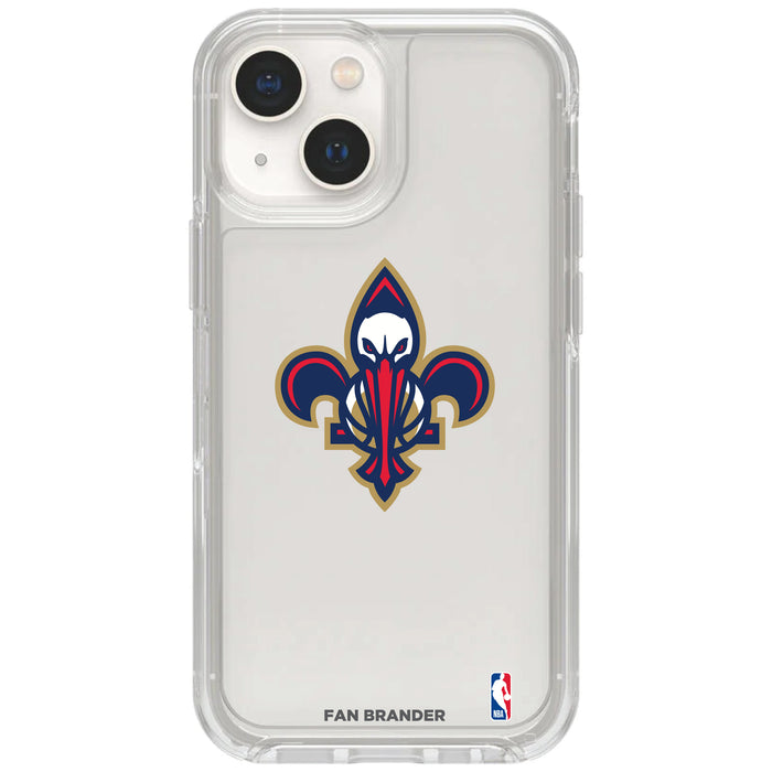 Clear OtterBox Phone case with New Orleans Pelicans Logos