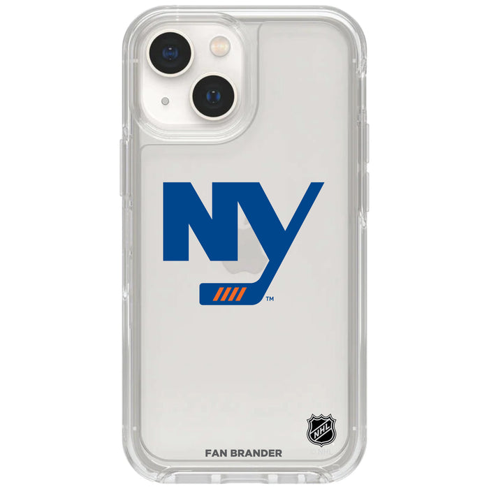 Clear OtterBox Phone case with New York Islanders Logos