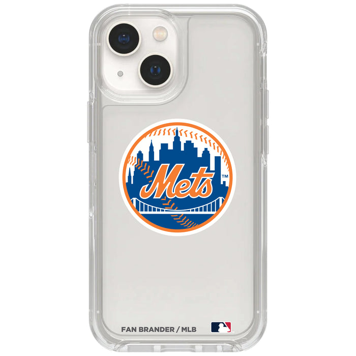 Clear OtterBox Phone case with New York Mets Logos