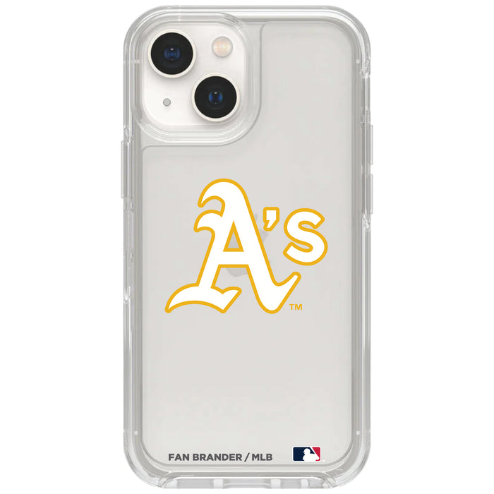 Clear OtterBox Phone case with Oakland Athletics Logos