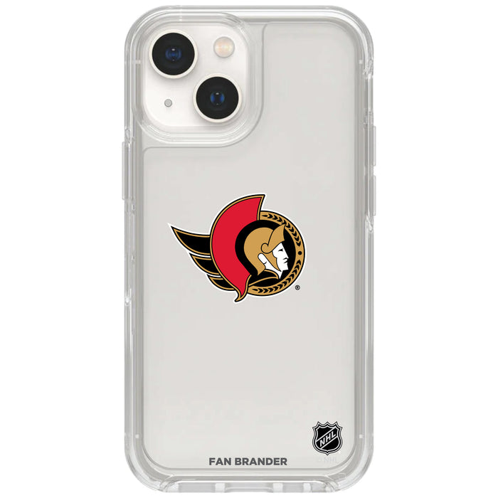 Clear OtterBox Phone case with Ottawa Senators Logos