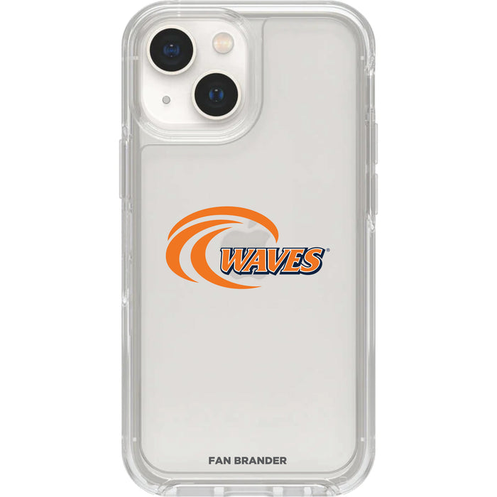 Clear OtterBox Phone case with Pepperdine Waves Logos